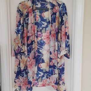 Spring floral kimono